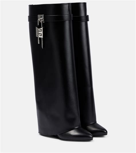 black givenchy boots mens|black givenchy shark boots.